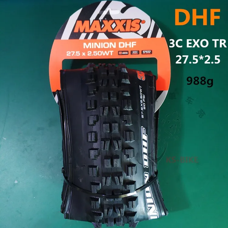 MAXXIS Высокая роликовая велосипедная шина 26 27,5 бескамерная готовая TR 26*2,4 27,5*2,4 2,5 шины для горного велосипеда Складные шины MINION DHF DHR