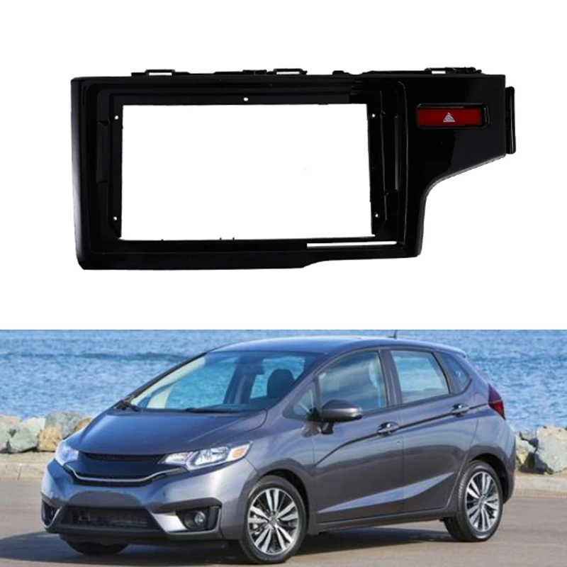 Автомобильный Радио фасции Для 2014-2018 HONDA FIT Jazz 9 дюймов стерео DVD плеер приборной