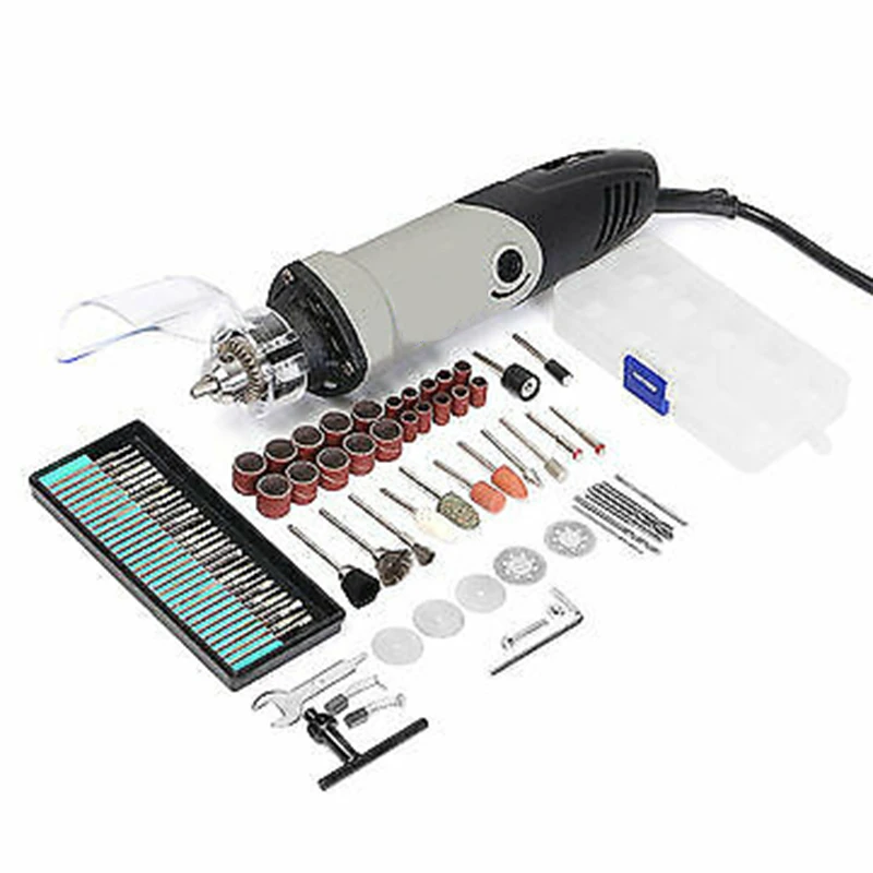 

76pcs/Set Accessories 220V 400W Variable Speed Electric Drill Electric Grinder polishing woodworking cutter abrasive sander diam