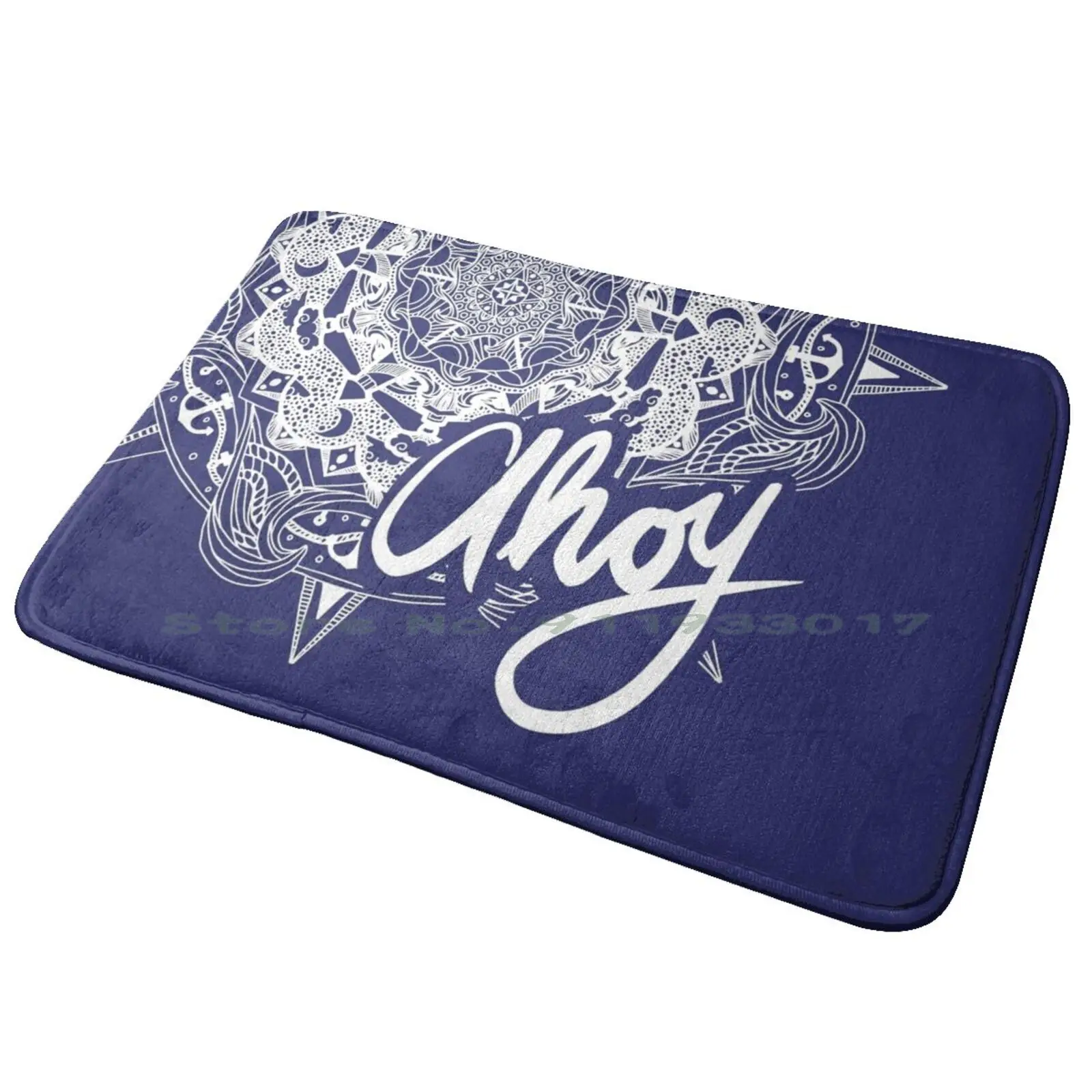 Ahoy (Bianco) Tappetino Da Bagno Tappetino Da Bagno Tappeto Tesla Cybertruck Roba Tesla Cybertruck Maglione Tesla Cybertruck Legno Tesla