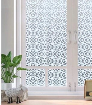 

90*200 cm Privacy Window Film Static Cling Decor Glass Sticker Frosted Vinyl Window Covering Anti-UV Self-adhesive Sticker