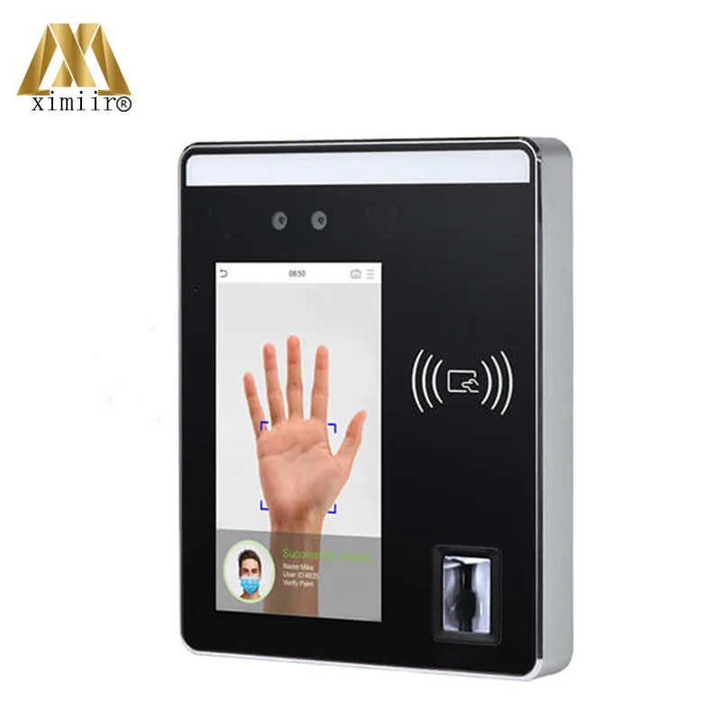 Biometric Face Recognize Access Control Time Attendance With IC Card 5 inch Touch Screen Smart Palm Access Control System - Famidy.com