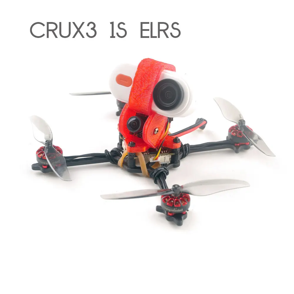 HappyModel Crux3 1S ELRS F4 2G4 Built-in SPI ELRS 2.4G RX 200mW Caddx Ant 1200TVL EX1202.5 KV11500 1S 3inch Toothpick Drone