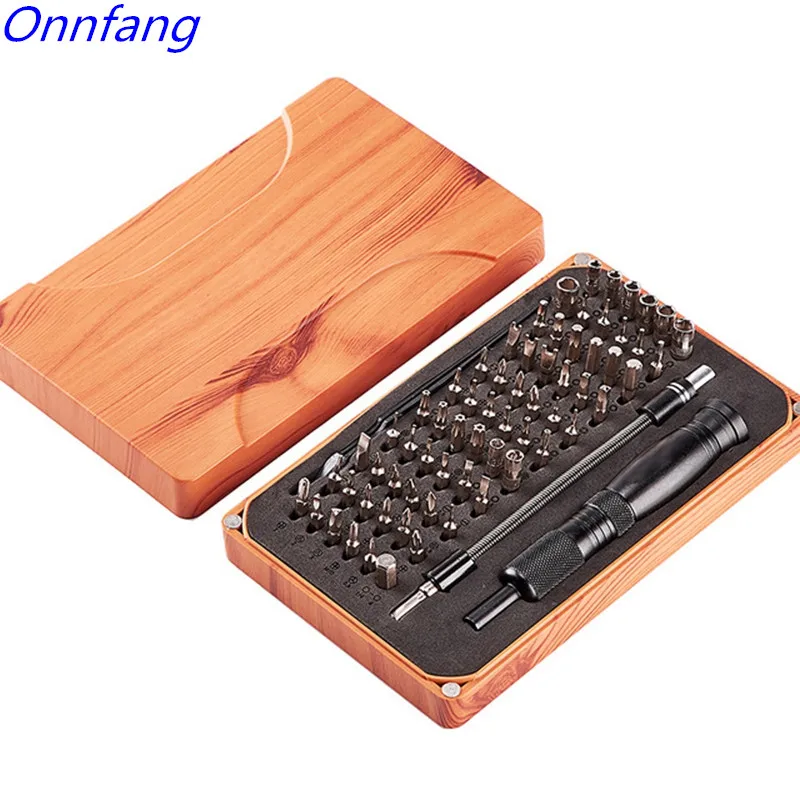 

69 in 1 Precision Screwdriver Set with 66 Bit Magnetic Driver Kit Hand Tools Electronics Repair Tool Kits