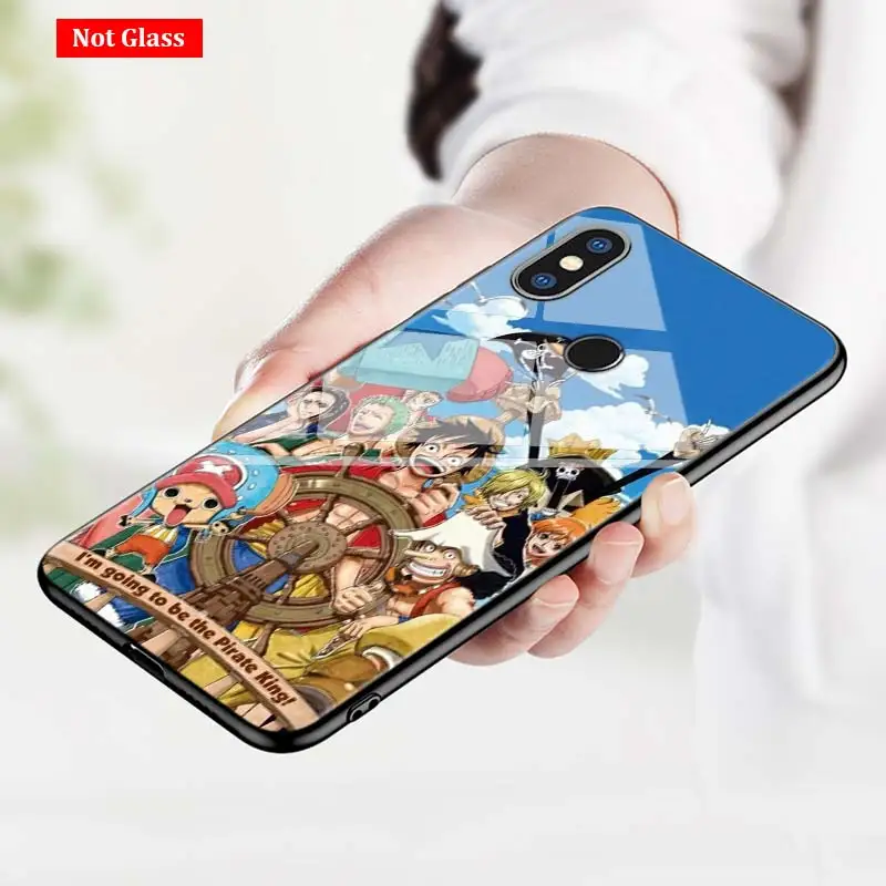 Черный Чехол Аниме One piece для Xiaomi mi A1 A2 5X6X6 8 9 9SE CC9 F1 9T 9TPro mi Play Супер Яркий глянцевый чехол для телефона - Цвет: Style 10