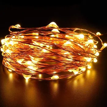 

10M 20M 30M 50M Copper Wire LED String light Waterproof Outdoor Indoor Fairy Lights Christmas New Year Wedding Decoration Lamps