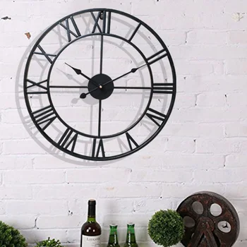 

40cm 47cm European-style clock retro clock creative living room wall decoration wall clock Home Decoration