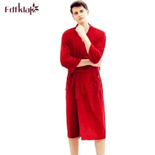 Весенний банный халат осень мужская одежда для сна халат большой размер банный халат мужской кимоно hombre тонкая Мужская Ночная рубашка халат 3XL