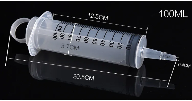 100 мл/150 мл многоразовые большие гидропоники пластиковые Биогенные стерильные для измерения здоровья шприцевые инструменты