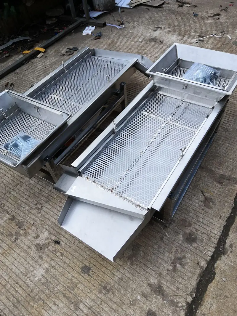 

Food sieve machin vibrating electric screen electric shock electrostatic Large granular material screening machine 35cm
