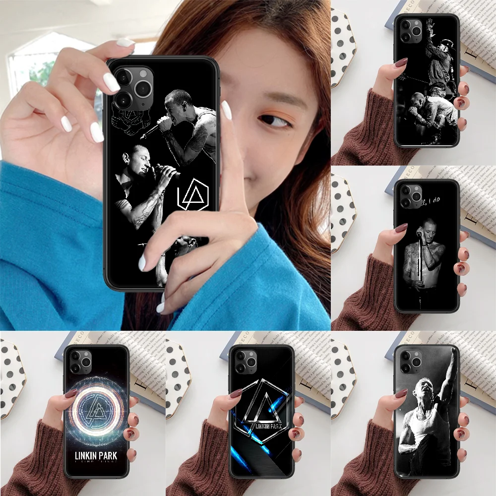 Чехол для телефона Linkin Rock and Park Chester iphone 5 6 7 8 S SE plus X XS XR 11 12 mini Pro Max 2020 черный