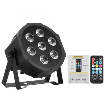 

Black RGBW LED Stage Light with Remote Controller Built-in Lithium Battery 220V EU Plug