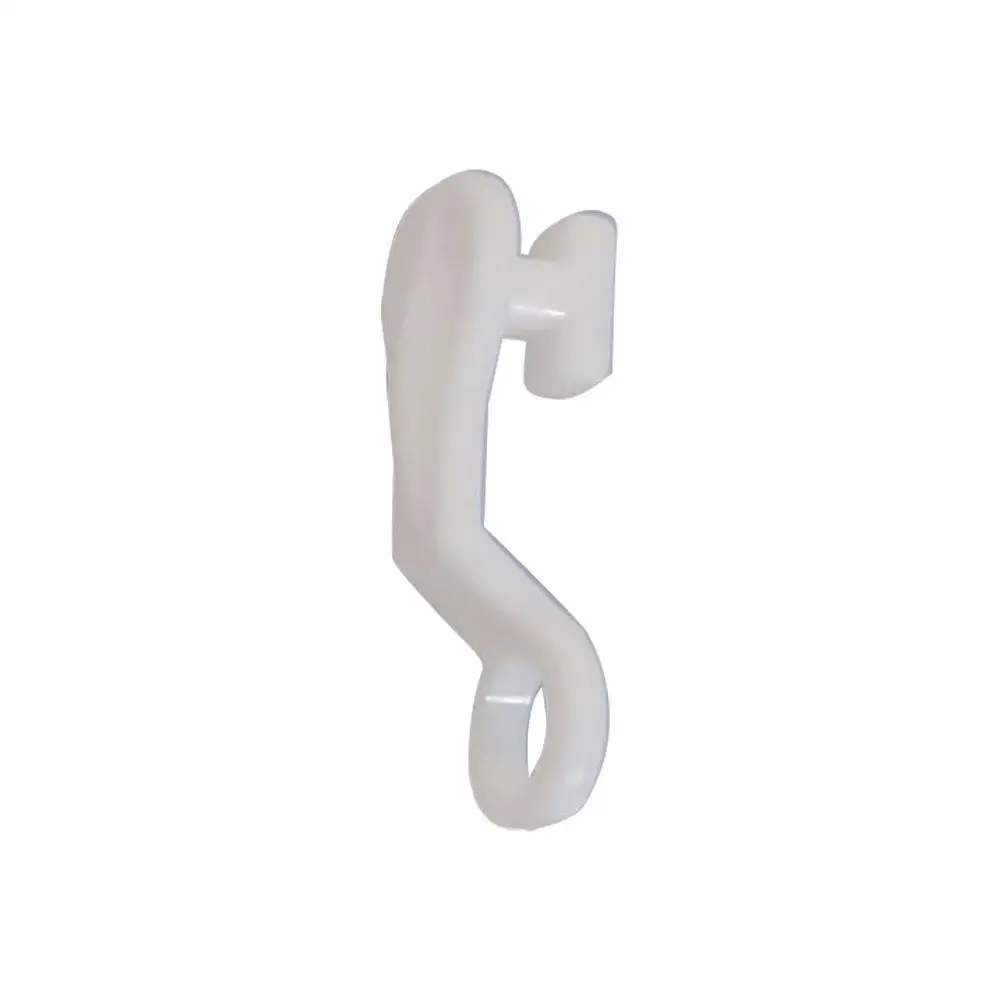 40Pcs Plastic Window Curtain Rod Slide Rail Track Glider Hooks Drape Pole Runner Loop Clip Hook Home Curtains Accessories 5
