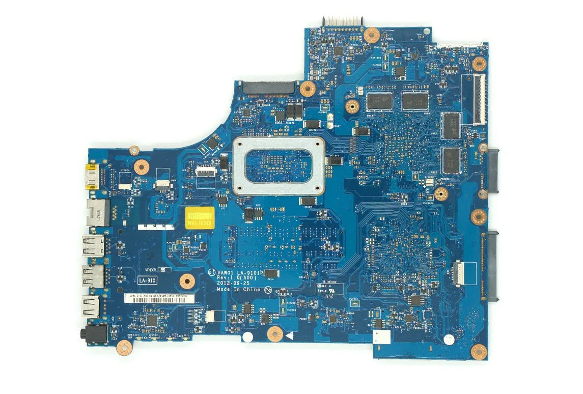 Высокое качество для Dell Inspiron 3521 Материнская плата ноутбука VAW01 LA-9101P CN-00P55V I7-3537U HM76 DDR3L 1 ГБ полностью протестирована