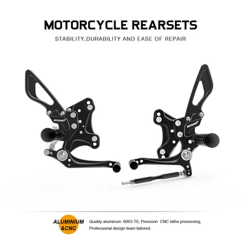 

Motorcycle Footrest Pedal Foot Pegs CNC Aluminum For kawasaki Ninja1000 Z1000SX 1000 ABS Z1000
