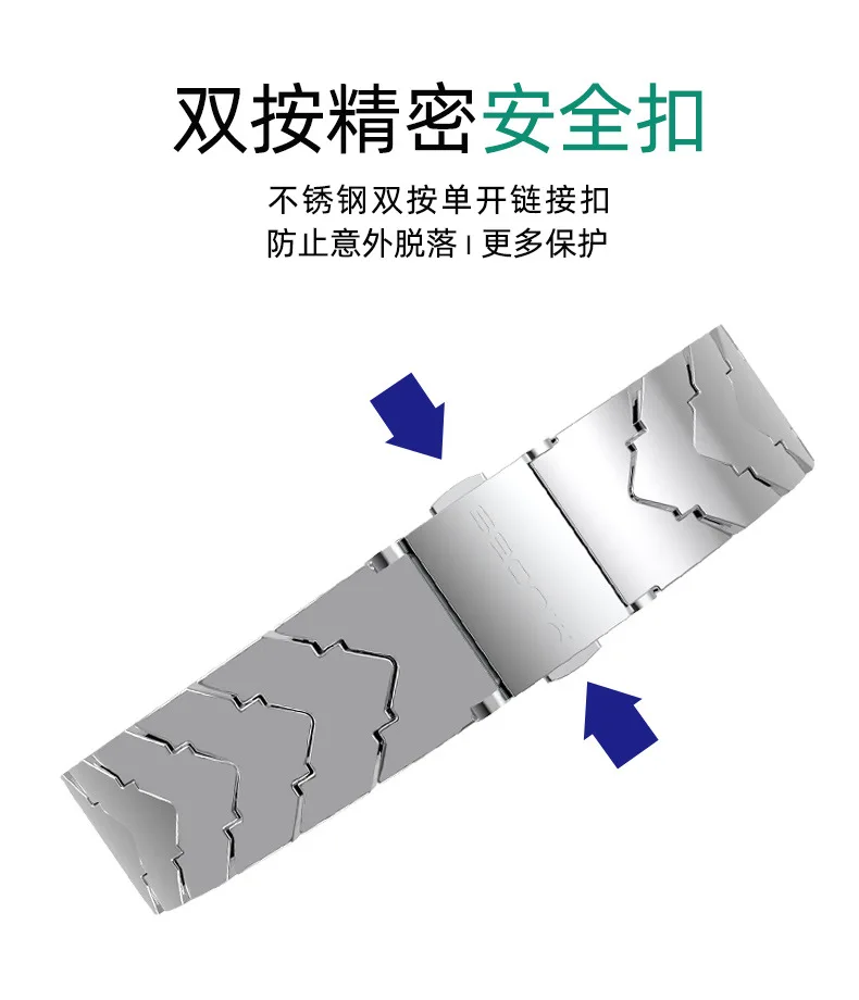 Подходит для Xiaomi mi Band 4 3 ремешок mi band 4 ремешок металлический браслет для Безвинтовой нержавеющей стали mi Band 3 браслет на запястье
