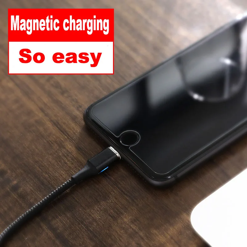 Магнитный кабель для быстрой зарядки 3 А для iPhone XS samsung, зарядное устройство для быстрой зарядки 3,0 Micro usb type C, магнитный шнур для зарядки телефона и передачи данных