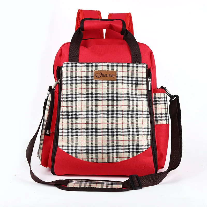 

New Style Pattern Mummy Backpack Nursing MOTHER'S Bag Multi-functional Fashion Large Capacity Waterproof Nylon Cloth Mommy Bag