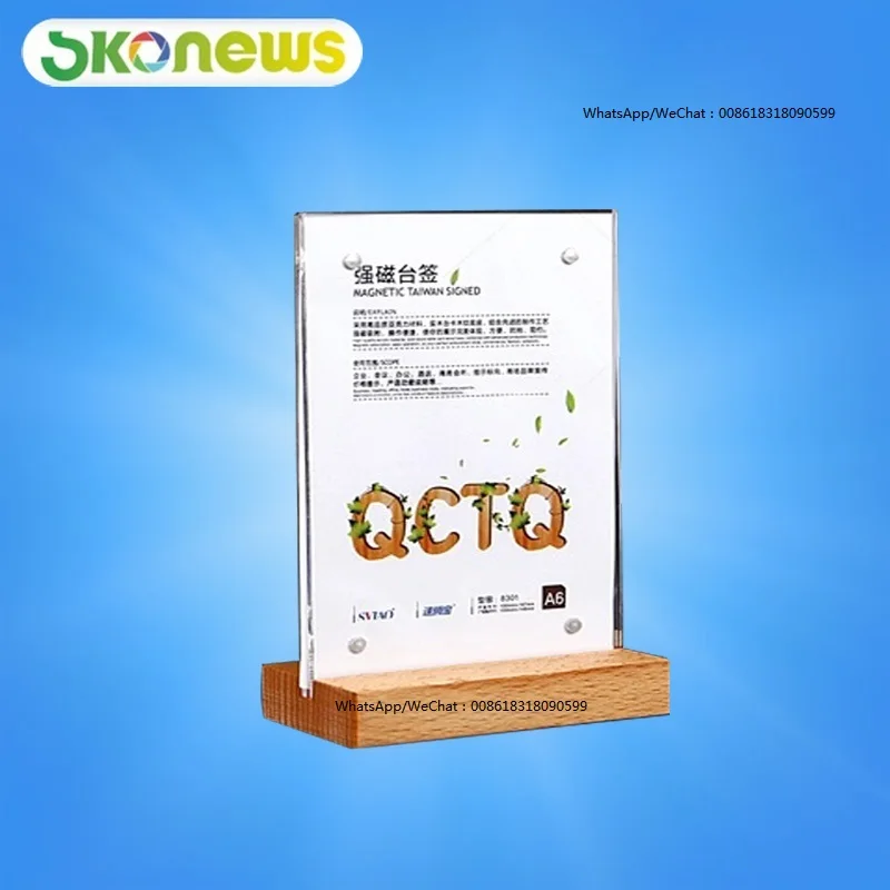 A4_A5_A6_stom_T_Shape_Desk_Acrylic_Sign_Holder