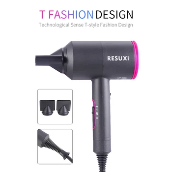 

Hotest Professional Salon Hair Dryer 2 in 1 Hot Air Brush Hair Dryers Negative Ionic Hair Blow Dryer Strong Wind Hot Dryer