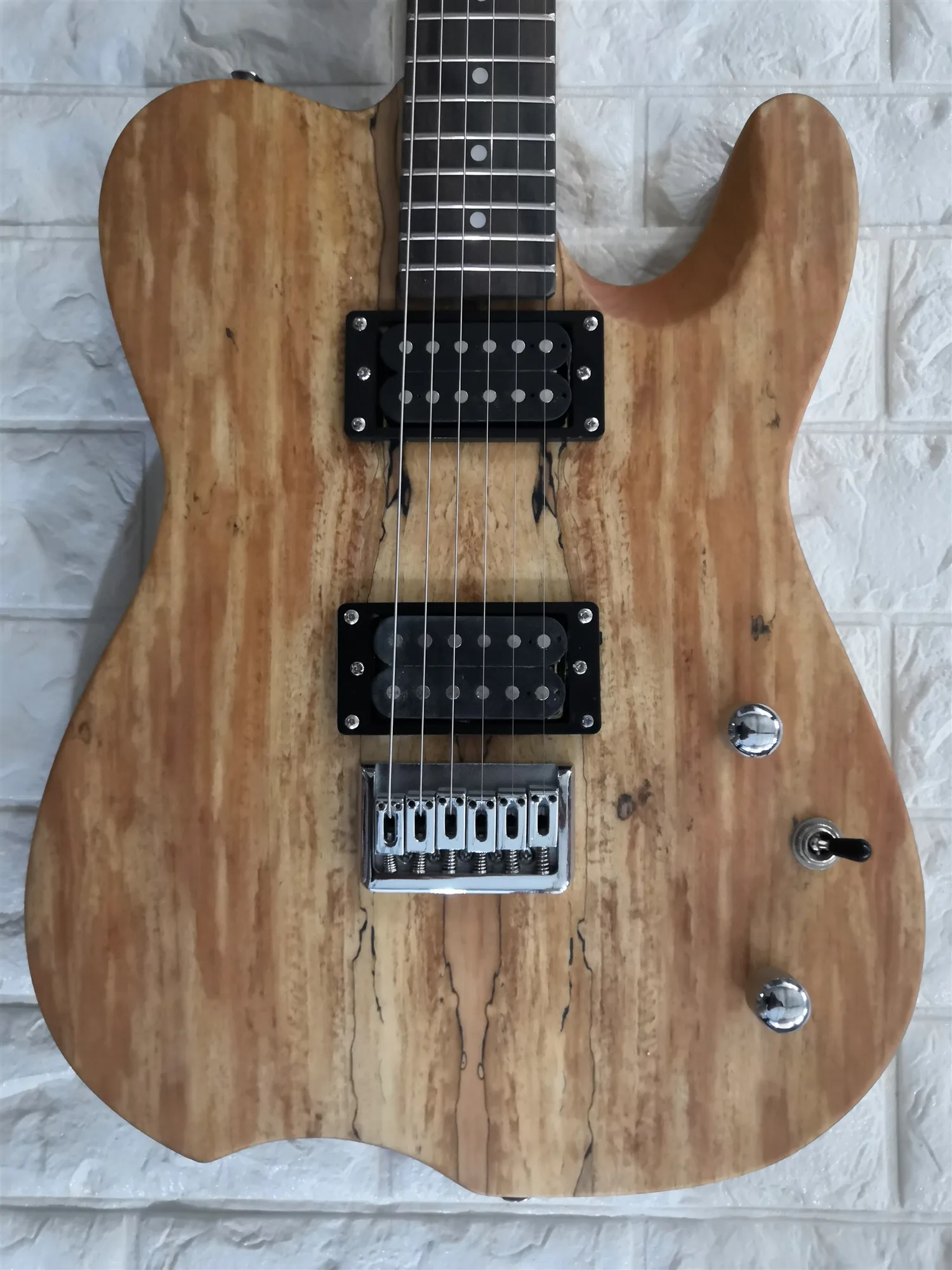 

Factory custom tlr electric guitar with Chrome Hardwares Rosewood Fretboard HH Pickups,customized!T-13
