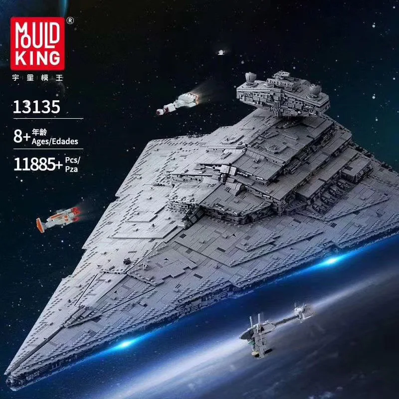 05027 звезда игрушки Звездных войн MOC 23556 имперский Звездный Разрушитель 75252 Детские