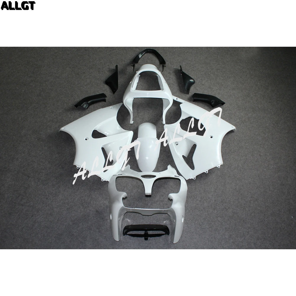 

Неокрашенный Белый комплект обтекателей кузова ABS для KAWASAKI NINJA ZX6R 2000 2001 2002