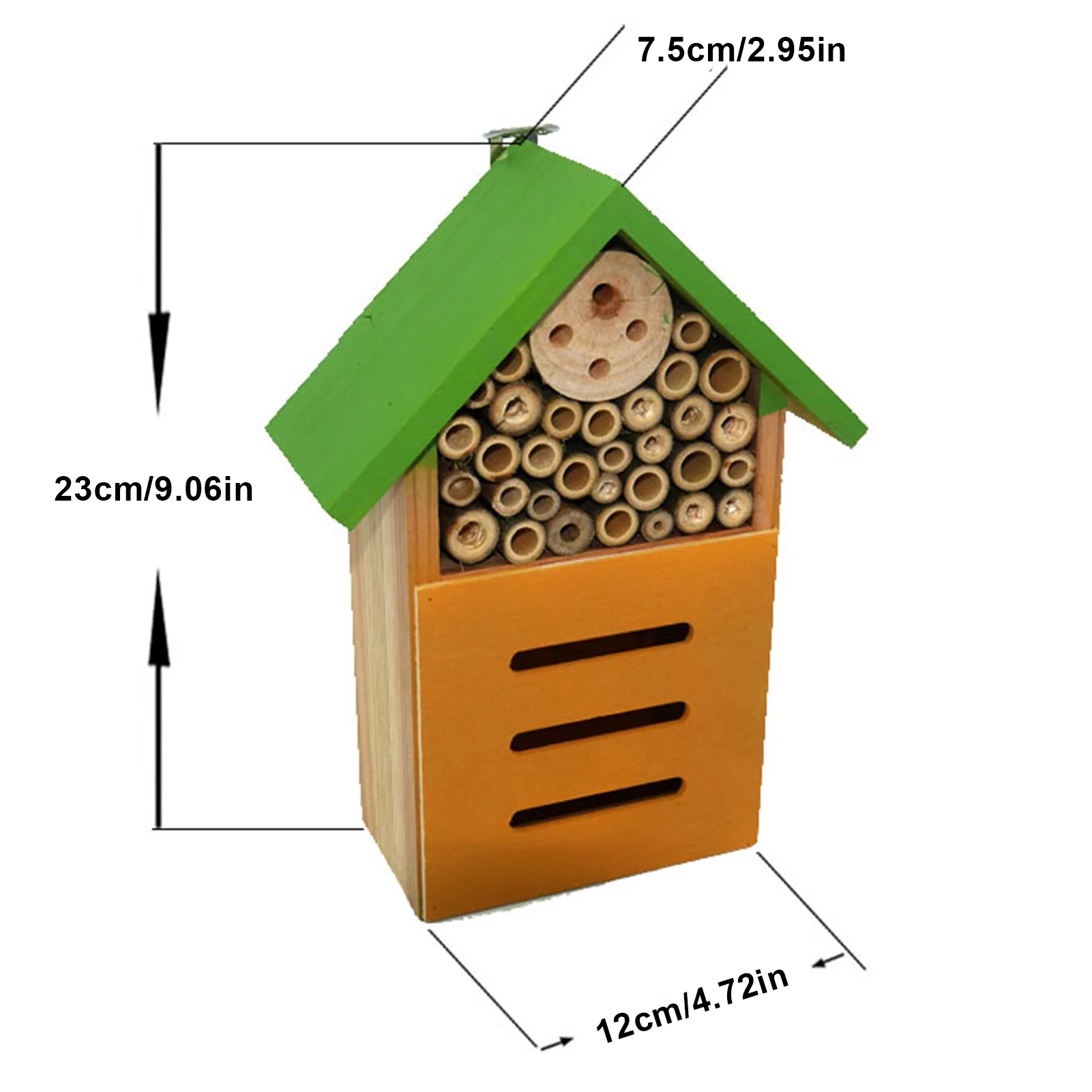 Durable Insect House Wooden Insect Bee House Honey Tools Wood Bee Breeding Shelter Garden Decoration Nests Box Insects Box