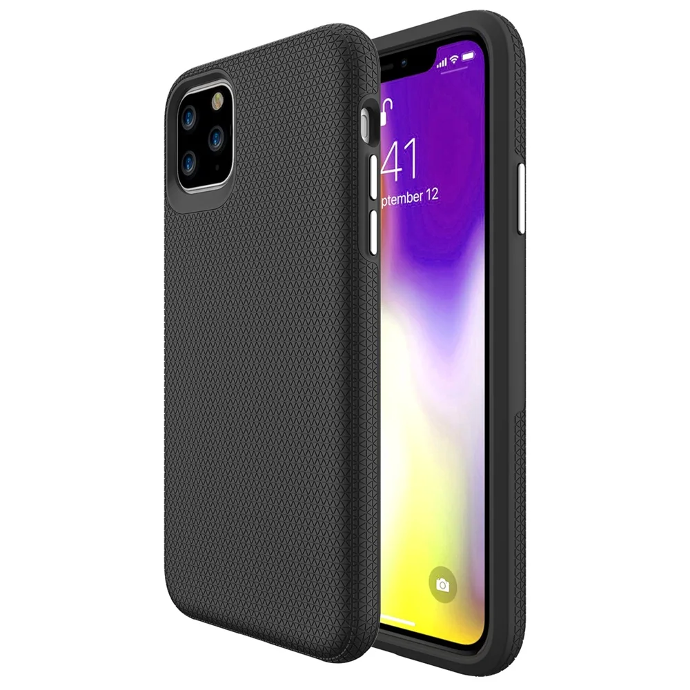 Бронированный чехол для телефона для iPhone 11 Pro Max Гибридный удар прочный мягкий ТПУ и Жесткий ПК Противоударный защитный чехол