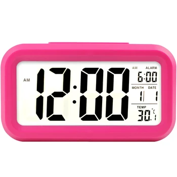 

Smart Electronic Alarm Clock Mute Night Light Small Alarm Clock Luminous Creative Reloj Despertador Digital Home Decor OO50AC