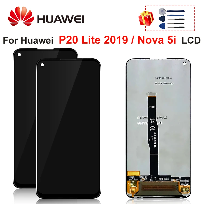6 4 ''для Huawei Nova 5i ЖК-дисплей с сенсорным экраном в сборе для GLK-LX1 GLK-LX2 GLK-LX3