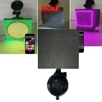 

Bluetooth Controlled Emoticon Car LED Display Screen Adjustable Real-Time Draw