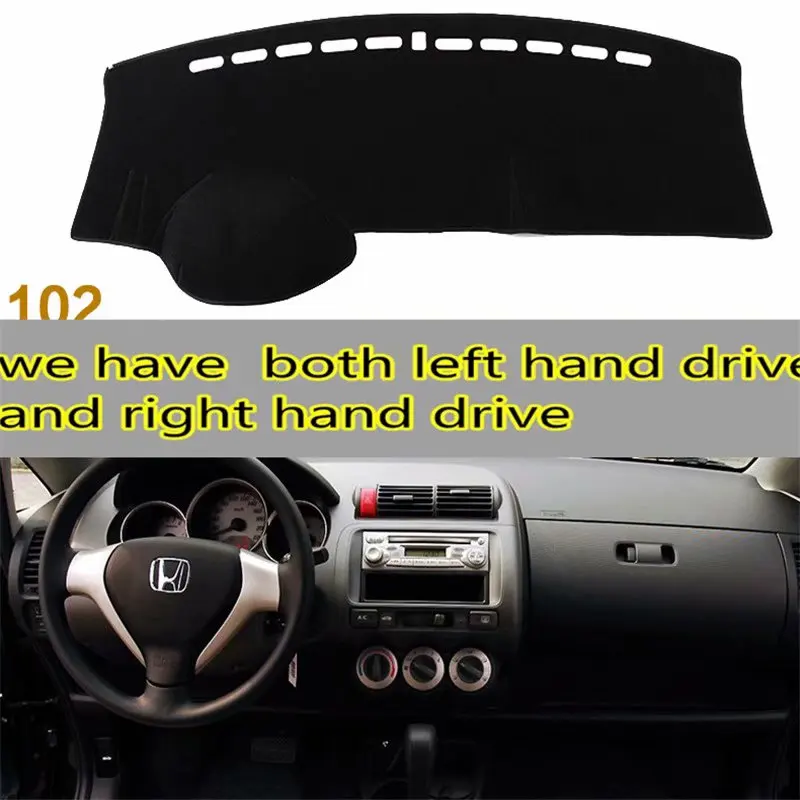 Для Honda Fit Jazz 2004 2005 2006 2007 Dashmat автомобильные аксессуары для укладки приборной