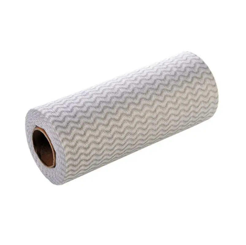 

50pcs/Roll Non-woven Cleaning Cloth Kitchen Bathroom Dish Washing Wiping Towel Household Cleaning Cloth