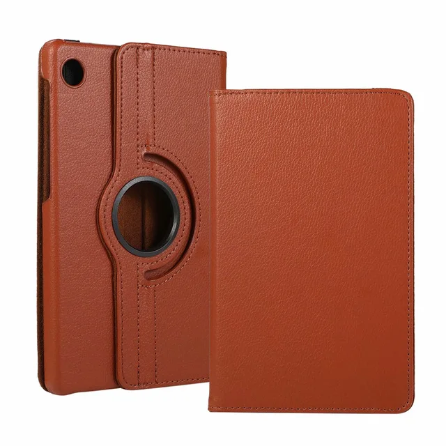 360 Degree Rotating PU Leather Flip Stand Tablet Case