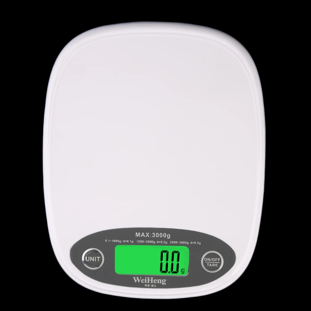 

3 KG 3000g 0.5g Digital LCD Electronic Precise Kitchen Food Diet Postal Weight Scale Multi-unit Automatic turn-off Kitchen Scale