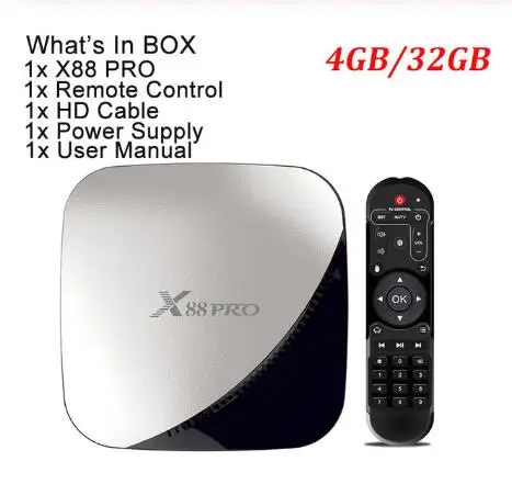 X88 PRO tv Box Android 9,0 4 Гб ram 64 Гб 32 Гб Rockchip RK3318 четырехъядерный 5,0G Wifi 4K 3D Android tv box поддерживает YouTube X88PRO - Цвет: X88 PRO 4G 32G