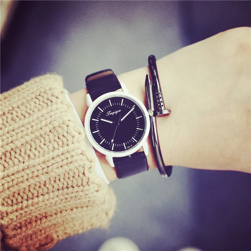 

South Korea Watch Girl'S High School Students Korean-style Simple Soft Girl Harajuku Wind Japanese-style Candy-Colored Jelly Qua