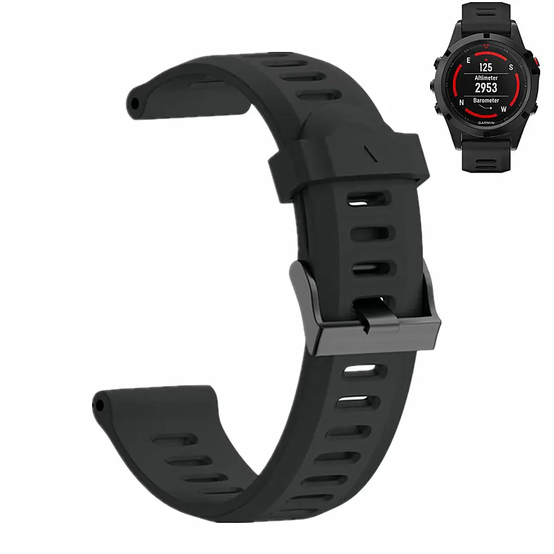 26 Millimetri Di Larghezza Cinturino In Silicone Per Garmin Fenix 3/Fenix 3 Hr Fasce Di Sport Della Cinghia Per Garmin Fenix 5X/5X Più Il Cinturino