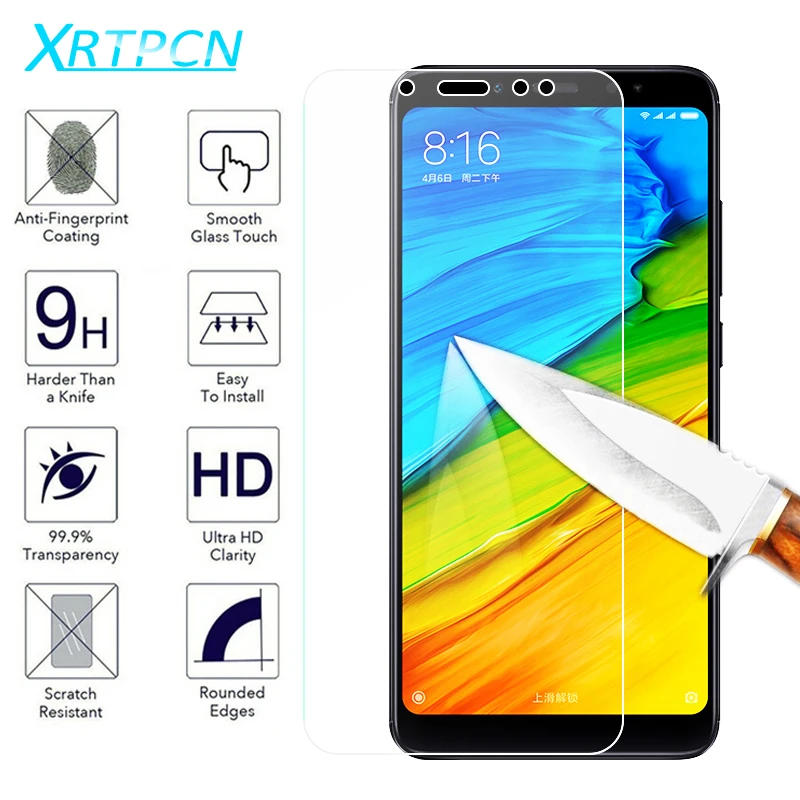

Tempered Glass For Xiaomi Redmi 5 plus S2 5A 4 4A 4X GO Redmi Note 4 4X 5 5A Pro Screen Protector Safety Protective Glass Film