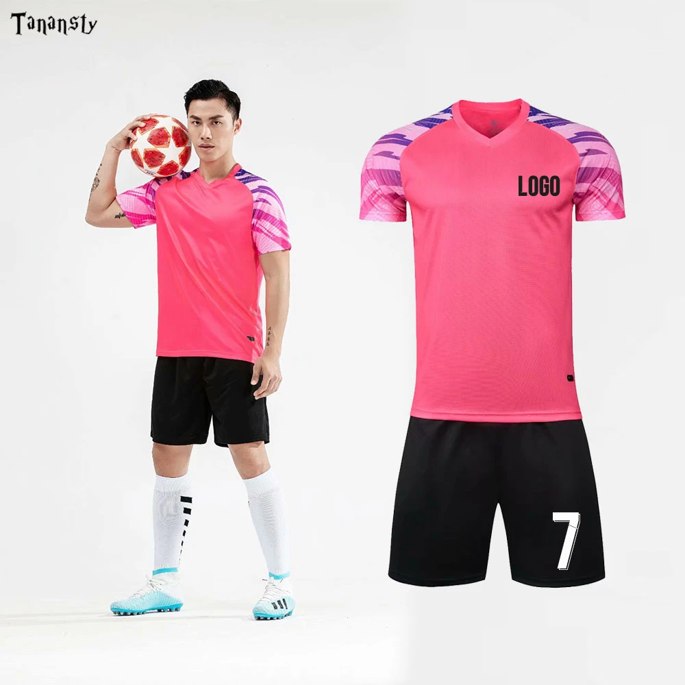 Kits de fútbol deportivos para niños, camisetas de fútbol para niños, versión en blanco, equipo personalizado para niñas, conjuntos de equipos de entrenamiento liga para niños, novedad de 2021|Sets de -