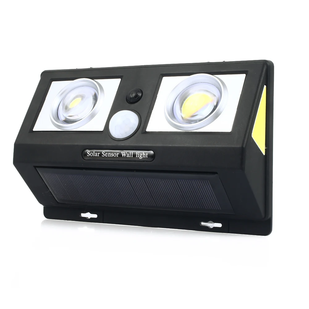 Прочная уличная лампа солнечная COB 60LED датчик движения водонепроницаемый 8 Вт домашний наружный индукционный свет, настенный свет дорожные огни