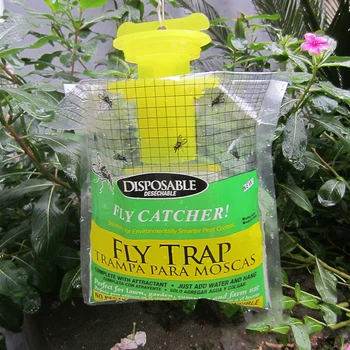 

Disposable Falycatcher Bag Outdoor Flycatcher Bag Control Trap Catcher Bug Moth Insect Killer Attractant Insect Killer Garden