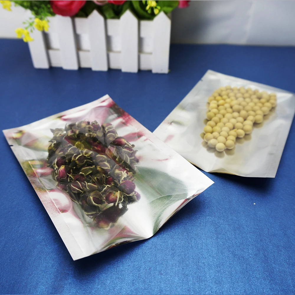 Плоский мешочек 11x16 см 200 шт. полупрозрачных пакетов из алюминиевой фольги