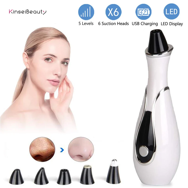 

Blackhead Remover Face Deep Cleaner Pore Acne Pimple Removal Vacuum Suction Facial Beauty Clean Skin Care Tool
