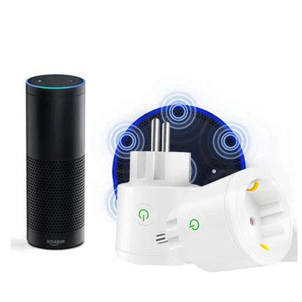 ЕС Европа Wifi умная розетка Wi Fi Smartlife Испания Франция Польша вилка совместимая Alexa