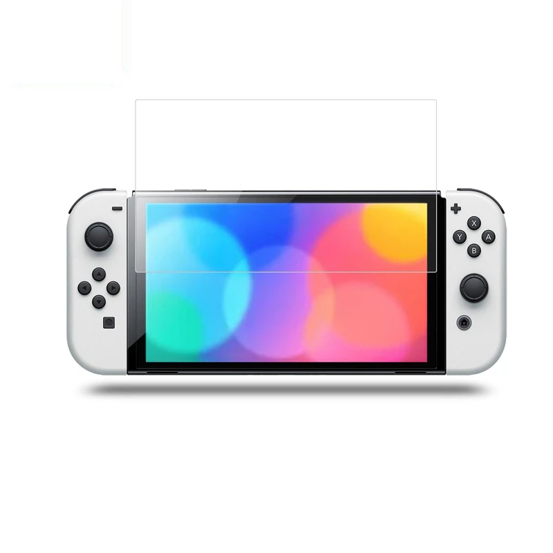 

Прочное закаленное стекло 2.5D HD, Защитная пленка для экрана Nintendo Switch OLED, Защита экрана для консолей NS OLED, аксессуары