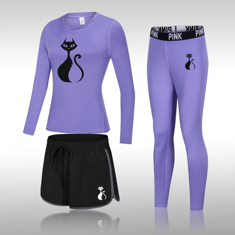 

Женская спортивная одежда, спортивная одежда для фитнеса, спортзала, быстросохнущая одежда для тренировок, женские леггинсы для бега