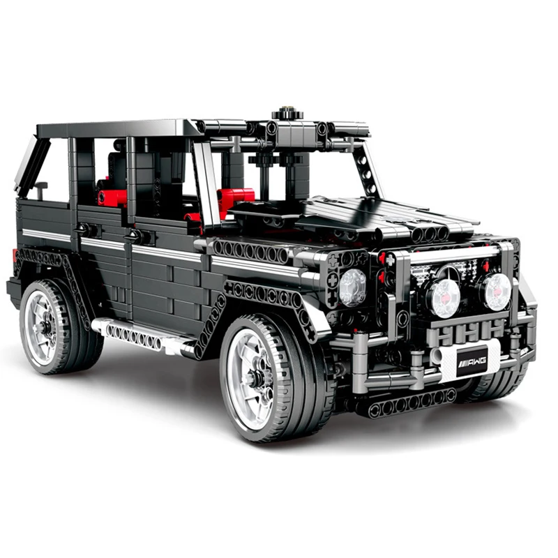 Baratos Nuevos Legoings Technic Series SUV G500 Off road AWD vehículos coche Fit Technic coche modelo bloques de construcción juguetes para regalos de los niños