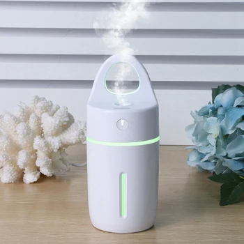 Usb空気加湿器電気アロマディフューザー空気超音波エッセンシャルクールミストホーム車深い木